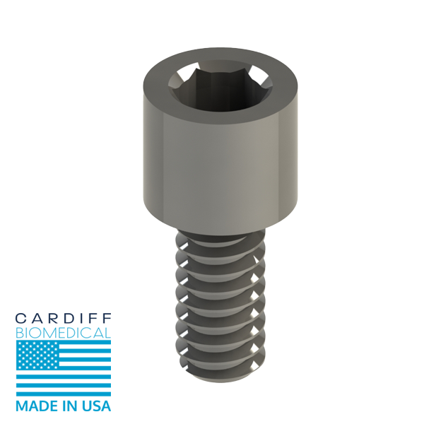 Direct to MUA Long Screw on UniAbutment M1.4 with .050" Drive Mechanism Made in USA