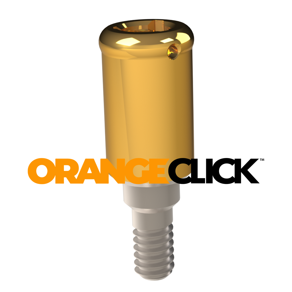 OrangeClick™ Abutment for Zimmer TSV / Internal Hex and